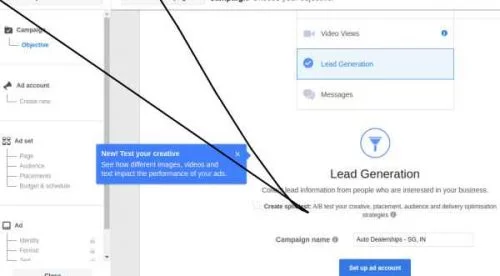 Pozyskiwanie kontaktów facebook lead ads